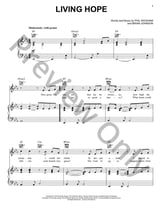 Living Hope piano sheet music cover